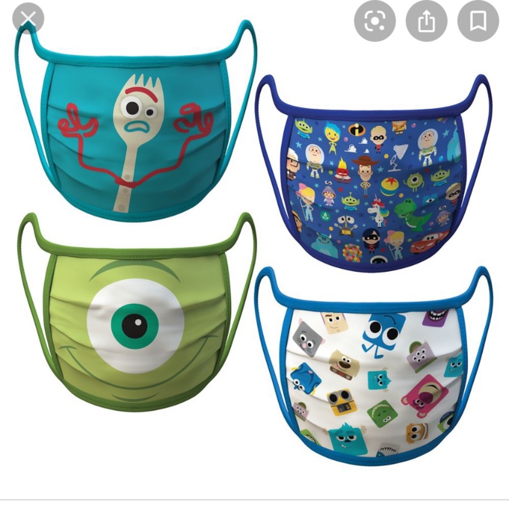 Sealed Disney Store Pixar Masks size small